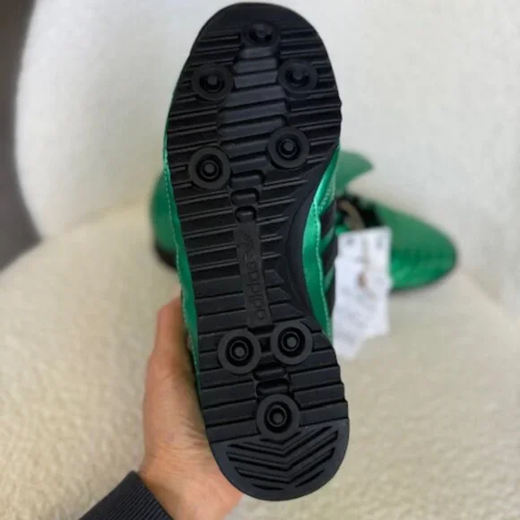 Adidas SL 72 OG Metallic Green Black Womens Sneaker - Picture 3 of 6